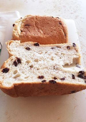 HBレーズン生クリームご飯食パン-レシピのメイン写真