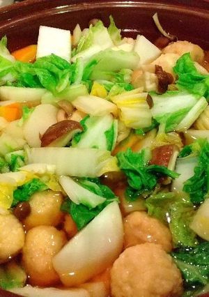 肉団子鍋-レシピのメイン写真