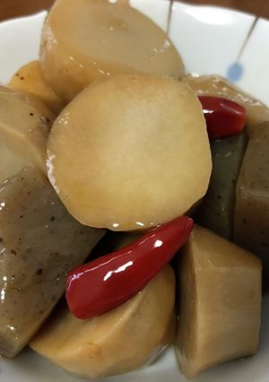 里芋とコンニャクの甘辛煮-レシピのメイン写真