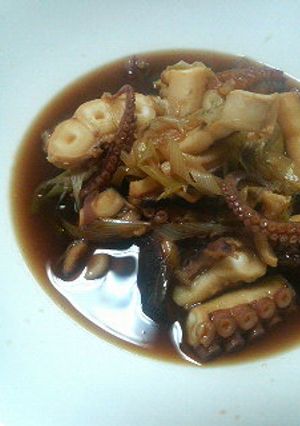 茹でタコの甘辛煮-レシピのメイン写真