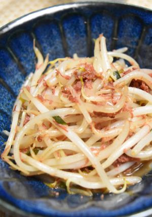 もやしとコンビーフのにら醤油炒め-レシピのメイン写真