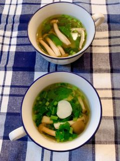 蕪としめじの和風スープ-レシピのメイン写真