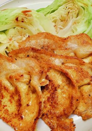 ボリューム満点！豚薄切り肉カレーチーズ焼-レシピのメイン写真