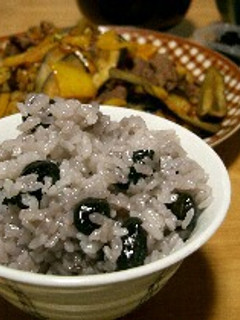 ★ごろごろ黒大豆ごはん★-レシピのメイン写真