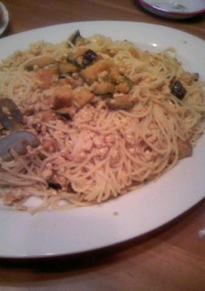 かぼちゃのカレークリームパスタ-レシピのメイン写真