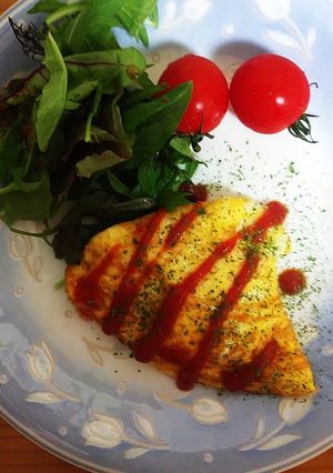 簡単♪チーズinふぁふぁオムレツ♪-レシピのメイン写真