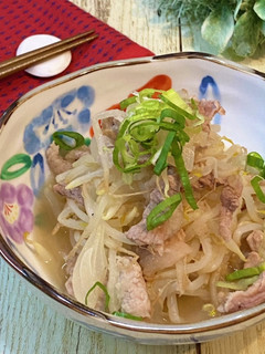 豚こまとたっぷりもやしのおろしポン酢煮-レシピのメイン写真