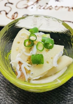 蓮根の梅肉しらす和えϵ( 'Θ' )϶-レシピのメイン写真