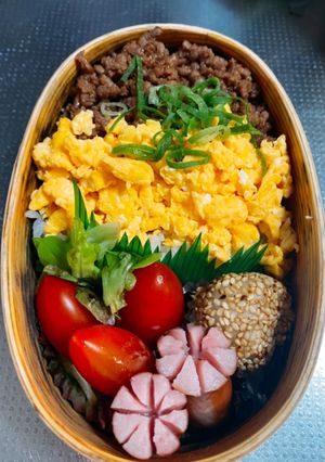2食丼弁当-レシピのメイン写真