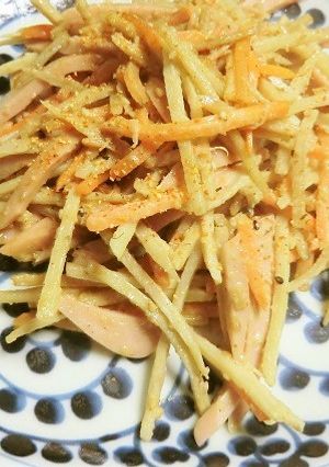 ギョニソ+人参+ごぼうのきんぴら風-レシピのメイン写真