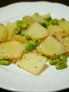 じゃがいもと枝豆のにんにく炒め-レシピのメイン写真