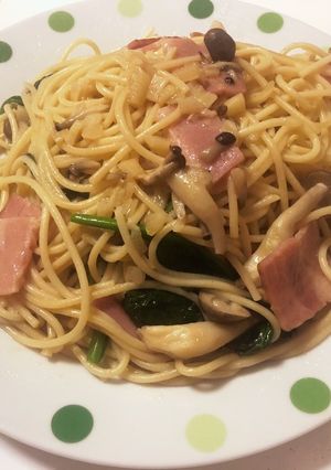 ガーリックバターとめんつゆの簡単パスタ-レシピのメイン写真
