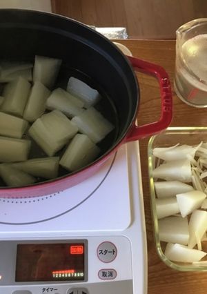 ストック大根の茹で方-レシピのメイン写真