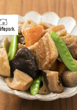 定番！美味しい！豚肉で絶品基本の筑前煮-レシピのメイン写真
