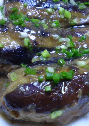 茄子の挟み焼き　オイスターソース煮込み-レシピのメイン写真