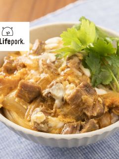 アレンジ♪ふわとろ!プルドポークで他人丼-レシピのメイン写真