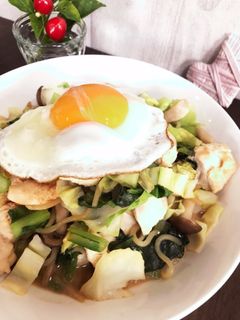 低糖質!コンニャクの麺で焼きそば-レシピのメイン写真