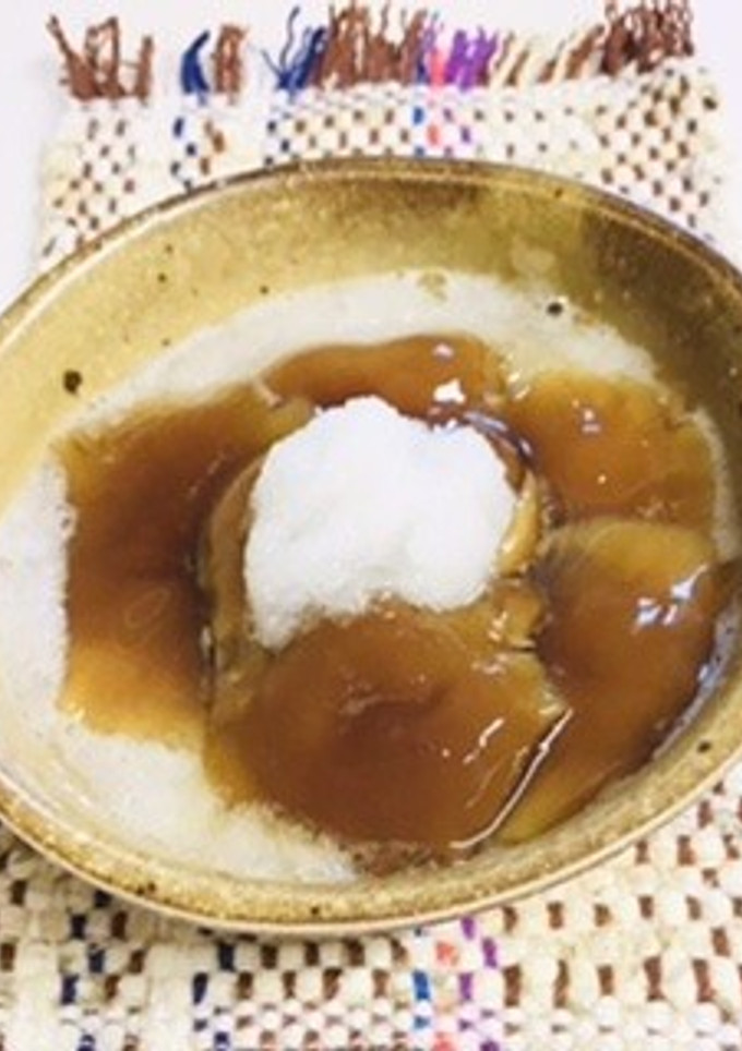 山里で自家栽培　開き^^;なめこno煮付-レシピのメイン写真