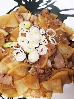 節約つまみ❀大根、豚肉の簡単炒め-レシピのメイン写真
