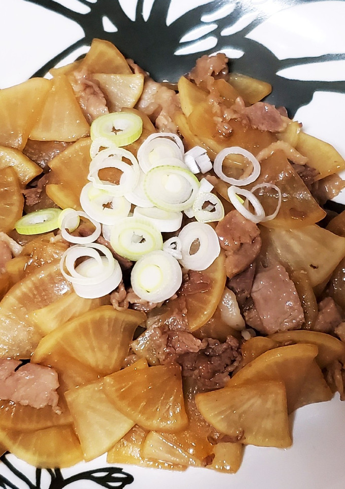 節約つまみ❀大根、豚肉の簡単炒め-レシピのメイン写真