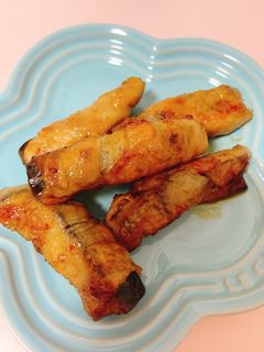 ナスの肉巻き-レシピのメイン写真