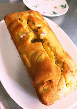 簡単さつまいもとりんごのパウンドケーキ-レシピのメイン写真