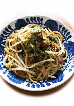 にんべんつゆの素で簡単焼うどん-レシピのメイン写真
