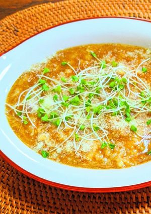 カレースープの残りで✿チーズカレーおじや-レシピのメイン写真