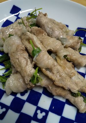 わさびロケットの豚肉巻き-レシピのメイン写真