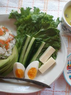 カフェ飯風サラダ手巻き-レシピのメイン写真