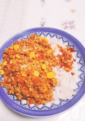 私の簡単ドライカレー-レシピのメイン写真