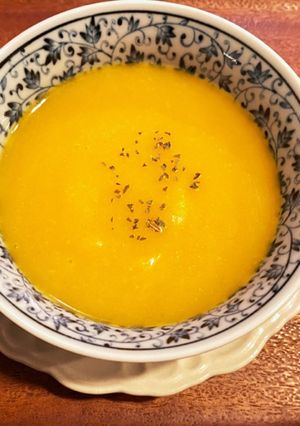 鶴首かぼちゃの栄養満タン♪ポタージュ-レシピのメイン写真