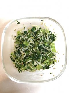 青菜(大根の葉)としらすのふりかけ-レシピのメイン写真