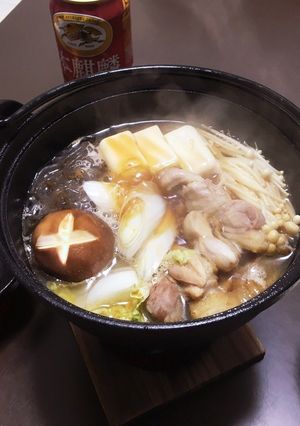 鶏すき焼きで絶品!ひきずり鍋-レシピのメイン写真