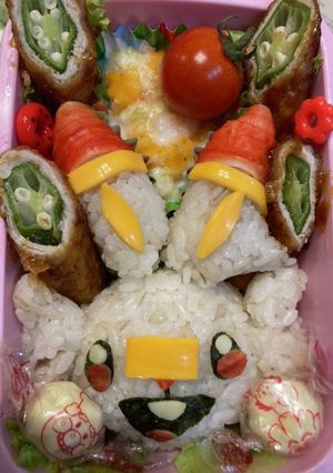 55キャラ弁　ヒバニー-レシピのメイン写真