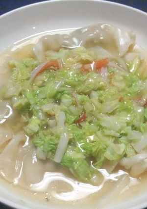 野菜だしのあんかけ餃子-レシピのメイン写真