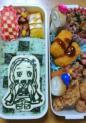 キャラ弁 鬼滅の刃-レシピのメイン写真