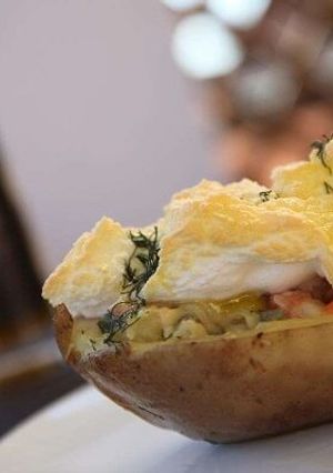 じゃがいものスモークサーモンと野菜詰め-レシピのメイン写真