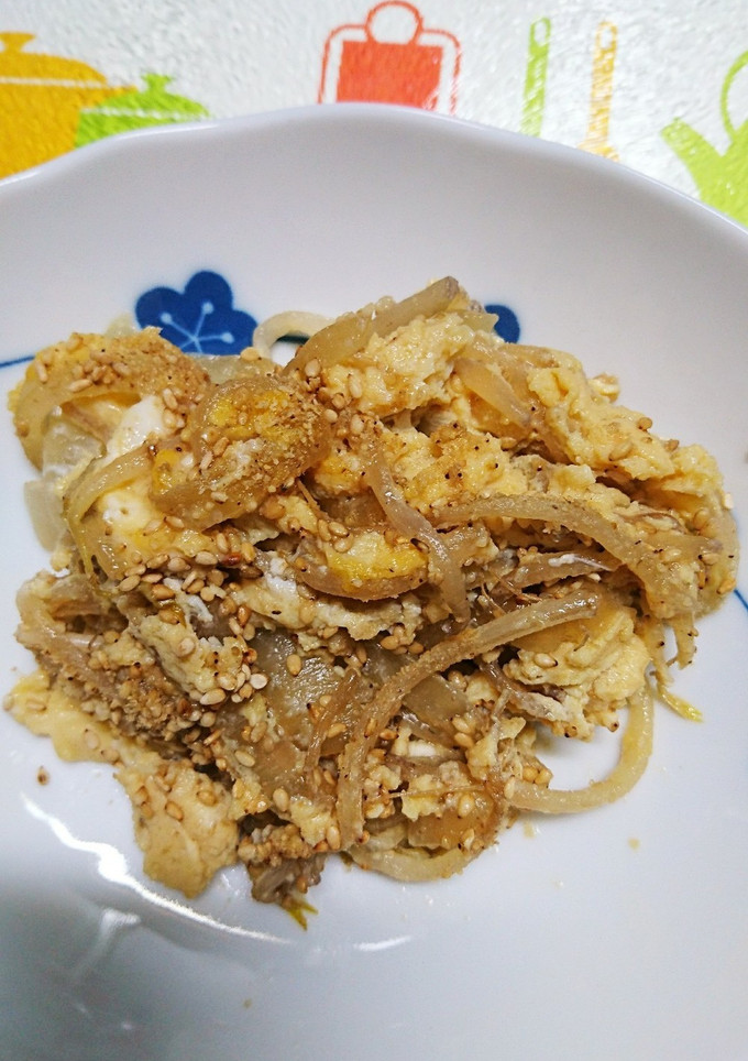 卵と玉ねぎの甘い炒め物q(^-^q)-レシピのメイン写真
