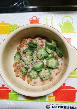 納豆におくらネバネバでいいよ〜-レシピのメイン写真