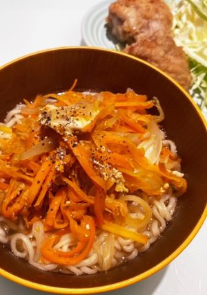 人参しりしりラーメン-レシピのメイン写真