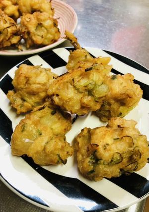 鶏胸肉と玉ねぎのよせ揚げ-レシピのメイン写真