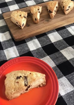オレンジピールとチョコのスコーン-レシピのメイン写真