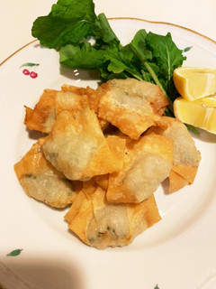 鶏ひき肉の揚げワンタン-レシピのメイン写真
