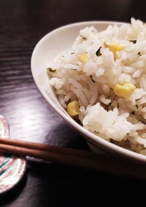 パセリとコーンのバターご飯-レシピのメイン写真