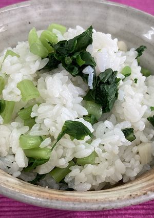 【野菜丸ごと】間引きダイコン菜めし-レシピのメイン写真