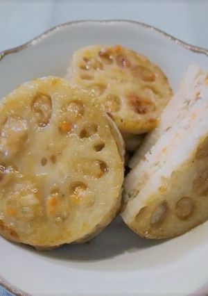 れんこんのはさみ焼き-レシピのメイン写真