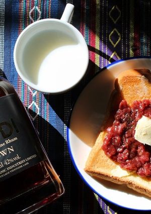 【無農薬】ラム酒香る小倉トースト-レシピのメイン写真