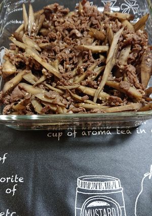 いぶくろ牛ゴボー。豚、鶏肉でもいいよ。-レシピのメイン写真