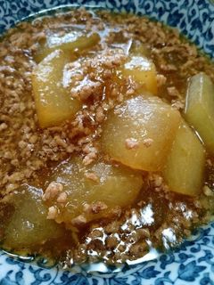 冬瓜とひき肉の煮物-レシピのメイン写真